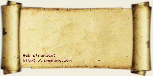 Danijela Sibinović vizit kartica